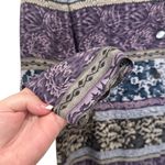 Dana Buchman Vintage Floral Long Sleeve 100% Silk Long Sleeve Blouse Size 2 Photo 4