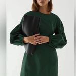 COS  volume sleeve waisted dress size 4 Photo 13