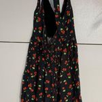 Urban Outfitters  WOMENS CHERRY POLKA DOT HALTER MINI DRESS LARGE Photo 7