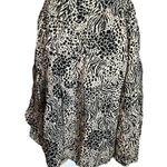 VERO MODA  Animal Print Glory Singlet Tiered Dress in Travertine Size S Photo 10