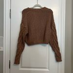 Free People Bonfire Cable Knit Cardigan Photo 3