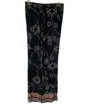 Breeze ever Elegant Black Patterned Wide Leg Pants Photo 7