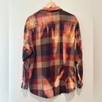 Franklin Flannels Vintage Bleach Splattered Button Down Size L Photo 5