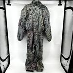 VTG Kaelin Snowsuits Snow Bib Skiing Ski Suit Turtle Neck Abstract Gray XS Photo 5