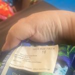 st. john's bay Blue and Green Leaf Print Swim Bottoms 16 NWOT Photo 5