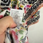 Cynthia Rowley  Floral Top Womens Plus 1X Ruffle Sleeve Whimsical Romantic Boho Photo 4