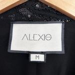 Alexis Firdas Black Sequin Embroidered Tulle Blazer Sz M Photo 1