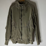 free people movement All your Love Solid Hoodie In Olive Green Full Zip Hoodie S Photo 0