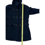 Pendleton  ROSLYN WATERPROOF LAMBSWOOL BLEND HOODED COAT BLUE NAVY Size S/P Photo 4