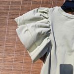 ZARA Soft ribbed puff sleeve body suit from  S Photo 5