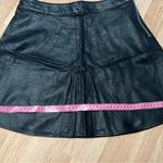Divided Black Mini Skirt Faux Leather Photo 4