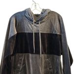 Champion Elite Women's Velour Hoodie Black Colorblock Size L Full Zip Size L Photo 1
