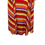 Judith March  Women‎ Dress Mini Retro Sundress Striped High Low Multicolor Medium Photo 11