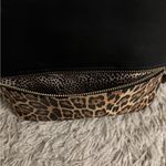 Stylish Black and Brown Crossbody Bag with Animal Print Photo 4