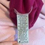 Bob Mackie  Pink Geometric Embroidered 3/4 Sleeve Blouse Size Large‎ Photo 3