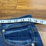 Altar'd State  Denim Shorts Womens Size 29 Pom Trim Distressed Blue Jean‎ Shorts Photo 6