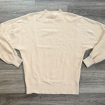 LPA  Women's Cream Cowl Neck Sweater Ribbed Dolman Sleeve Casual Oversized Photo 0