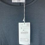 ZARA  Black Asymmetric Hem Smock Dress Small S NEW Photo 5