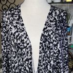 Victor Alfaro black and white asymmetrical merino wool cardigan M Size M Photo 1