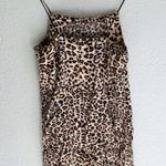 Topshop Leopard Print Mini Slip Dress Sz 8 Photo 3