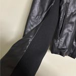Sam Edelman  Womens Faux Leather Jacket Size XL Black Asymmetrical Zip Moto NEW Photo 6