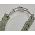 Isaac Mizrahi Isaac Mizrah Live! Ceramic green women watch 35mm floral bezel size 6” running Photo 9