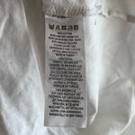 French Connection  Top White Leopard Pocket Oversized Cropped T-Shirt Sz XS EUC Photo 8