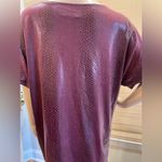 Adrienne  Shift Dress. Bordeaux Snake. Wine. Size Small. Photo 3