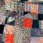 Lands' End  Women's Mid Rise‎ Pull On Chino Ankle Pants Patchwork Print Size 6 Photo 3