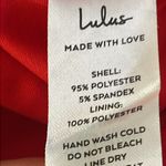 Lulu's Only the Good Times Red Sleeveless Cutout Midi Dress Size XL Photo 7