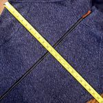 Columbia  Navy Blue Knit Full Zip Fleece Lined Hoodie Zip Pockets Sz Large Photo 5