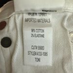 AGOLDE Toni Mid Rise Straight Leg Denim Jeans Women's 25 Radiate White Stretch Photo 12