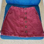 Cotton On Pink Denim Button Up Skirt 2 Photo 1