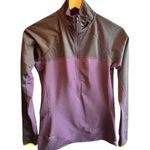 Nike Pro Dri Fit Running 1/2 Zip Women’s Purple Jacket Fleece Lined Medium Photo 1