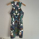 Laundry by Shelli Segal  Dress Brunch Shower Paisley Beaded Halter Preppy Photo 9