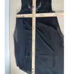 Elie McCarthy black slinky rhinestone fabulous Size large sleeveless dress Photo 9