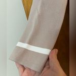 SOIA & KYO  Denise KNEE-LENGTH COATIGAN Open Front Contrast Lining Pearl Small Photo 3