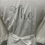 Betsey Johnson  Baby Terry White The Bride Bathrobe Photo 6