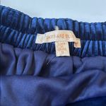 Skies Are Blue  New Navy Sequin Holiday  Velvet Skirt preppy old money small Photo 2