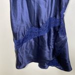 Victoria's Secret Vintage Victoria’s Secret Blue Lace Slip Dress L Lingerie Negligee gold label Photo 5