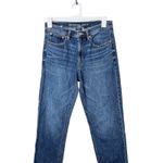 American Eagle Low Rise Baggy Straight Jeans Comfort Waistband Denim Blue Photo 1