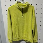 Urban Daizy NWT  1/4 Zip Ribbed Pullover Lime Size S Photo 0