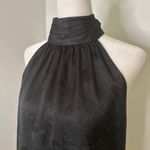 Joie  Erola D black paisley sleeveless halter top size S Photo 4