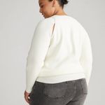 Universal Standard  NWT Better Than Wool Keyhole Sweater Tusk Sz 0/00, Sz 4XS Photo 1