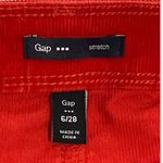 Gap Red Corduroy Stretch Casual 5 Pocket Mini Skirt ~ Ladies Size 6 / 28 Photo 2