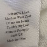 Johnny Was  Pete & Greta Linen Shirt Lagenlook‎ Drawstring Neck Gauzy Photo 3