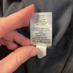 J.Crew  Black Ruffled One Shoulder Linen Cotton‎ Mini Dress Size M Boho Preppy Photo 9