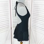 Kate Spade Crescent Bay High Neck Swim Dress Swimsuit Black Small Photo 2