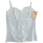 Empire Intimates (38D) American VINTAGE White Bridal Wedding Bustier Bra 1352 Size undefined Photo 0