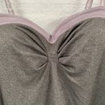 Lululemon  Pure Focus Tank Top Grey Purple Striped Photo 2